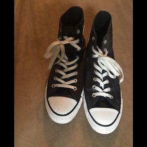 Velvet high top Converse All Star